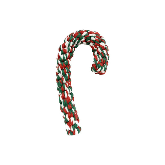 Midlee- Candy Cane Rope Dog Toy