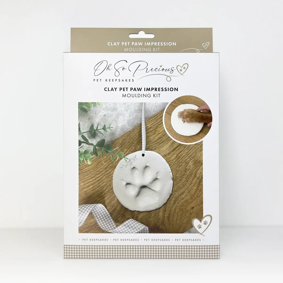 Oh So Prescious- Clay Pet Paw Impression Moulding Kit