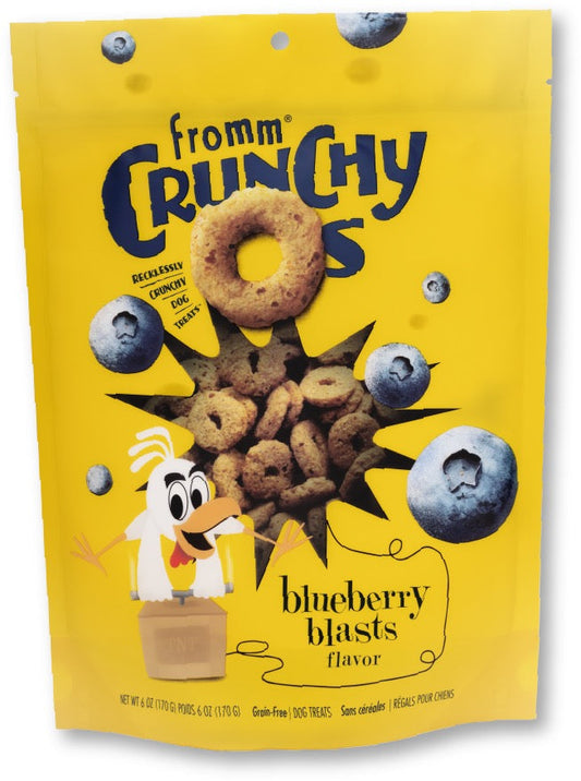 Fromm- Dog Treats - Crunchy O's Blueberry Blasts 6oz