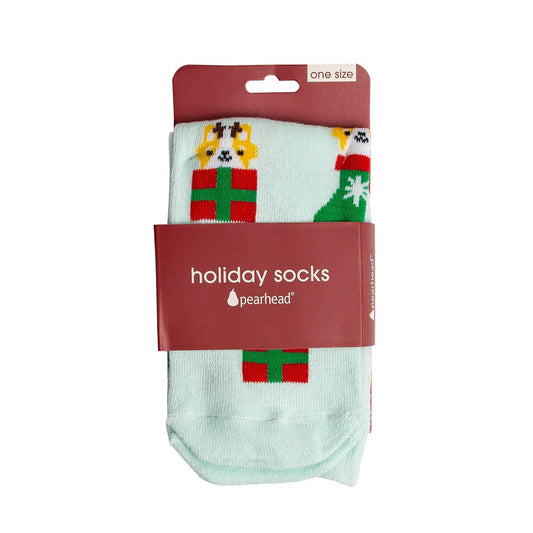 Pearhead- Socks - Holiday Corgi