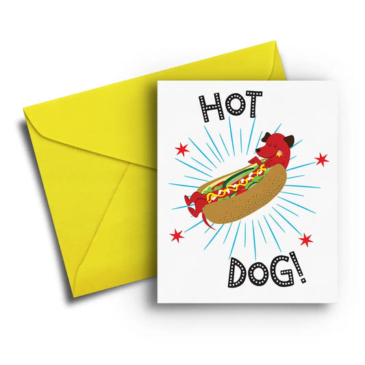 Fresh Frances- Hot Dog Birthday Card