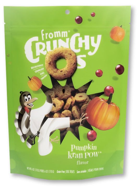 Fromm- Dog Treats - Crunchy O's Pumpkin Kran Pow 6oz