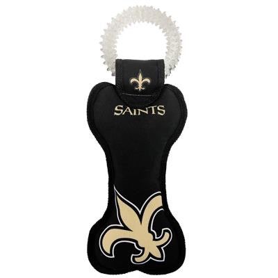 Pets First- New Orleans Saints Dental Tug Toy