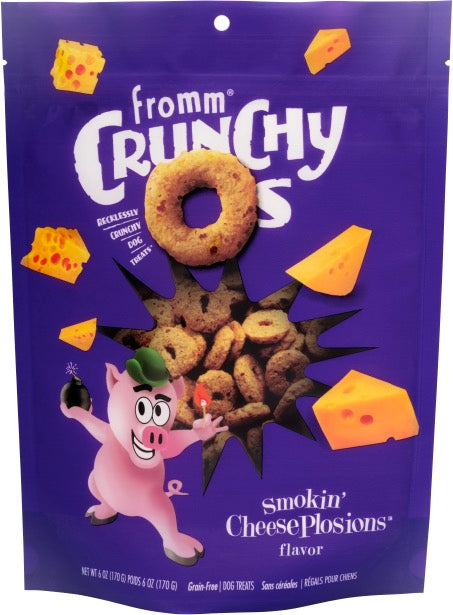 Fromm- Dog Treats - Crunchy O's Smokin' Cheeseplosions 6oz