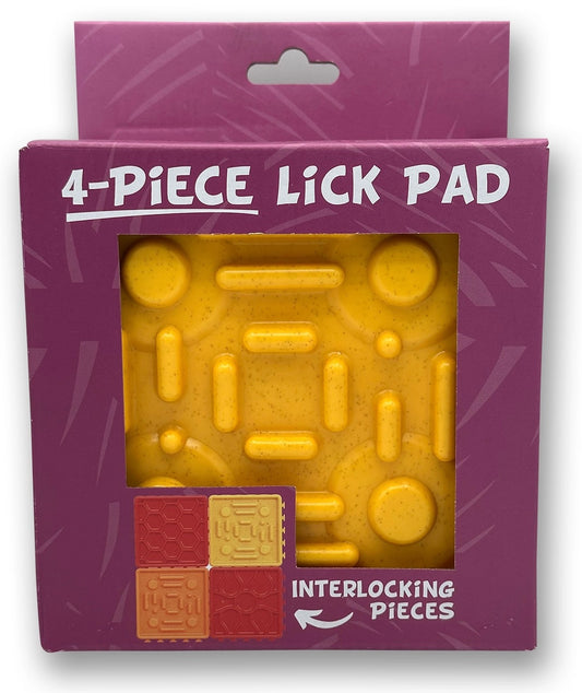 Poochie Butter- 4 Piece Lick Pad w/ Interlocking Pieces