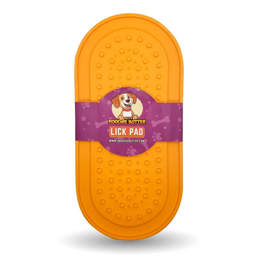 Poochie Butter- Lick Pad w/ Suction Cups - Oval