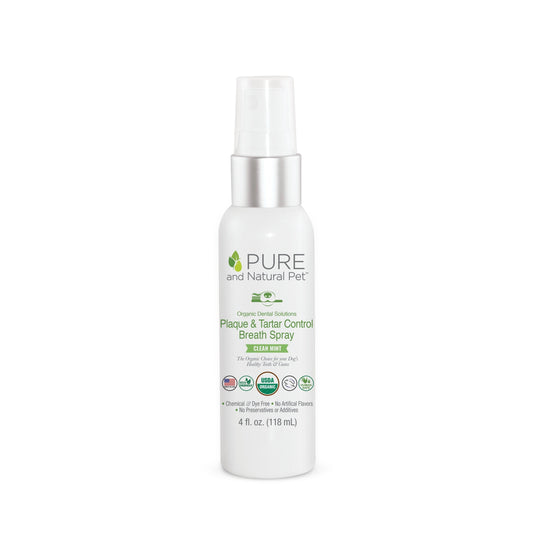 Pure And Natural Pet- Organic Dental Solutions Plaque & Tartar Control Breath Spray