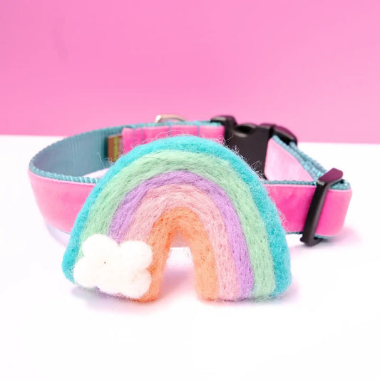 Mimi Green- Dog Collar Rainbow