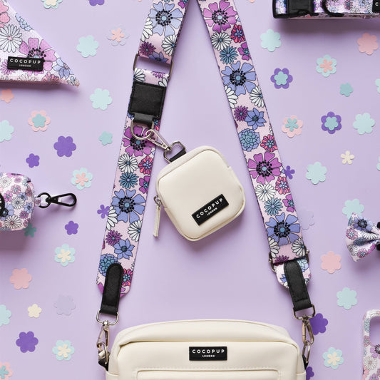 Cocopup London- Bag Strap - Pastel Flowers