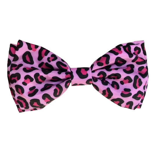 Huxley & Kent- Bow Tie - Pink Leopard