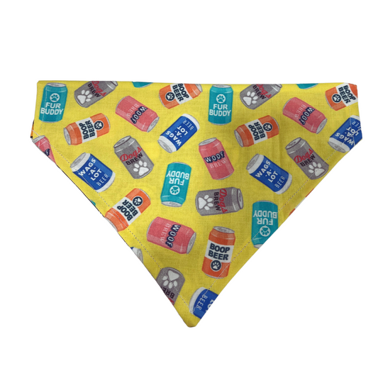 Aussie Paws Bandanas- Beer Caps & Brews Bandana