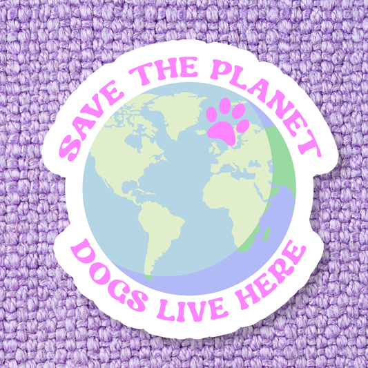 Stickers X Ashley Bexar- Waterproof Vinyl Sticker - Save the Planet