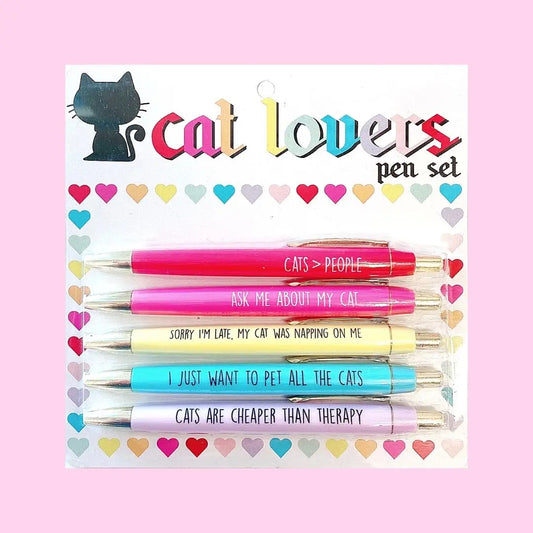 FUN CLUB- Cat Lovers Pen Set