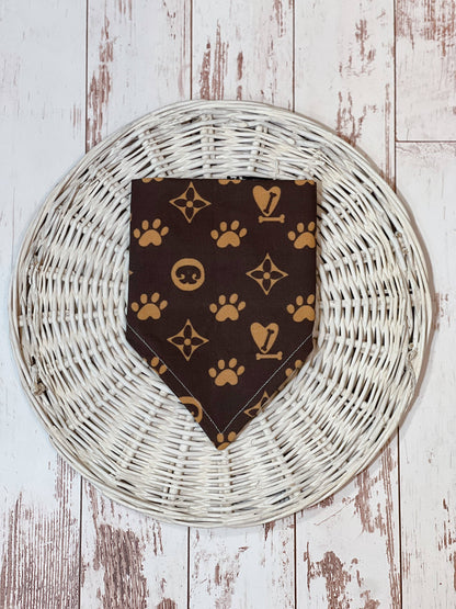 Aussie Paws Bandanas- Chewy Vuitton & Chewnel Bandana