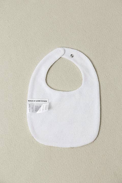 Nola Tawk- Powdered Sugar and Puppies Organic Cotton Baby Bib