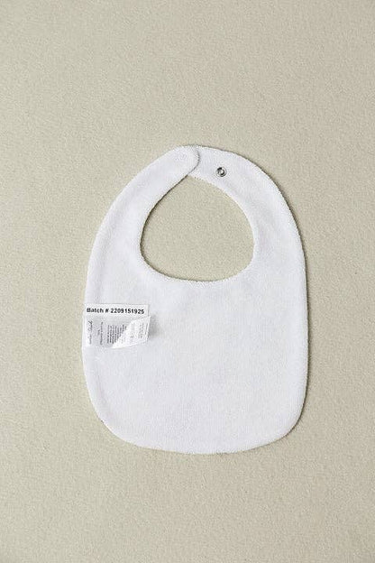 Nola Tawk- Powdered Sugar and Puppies Organic Cotton Baby Bib