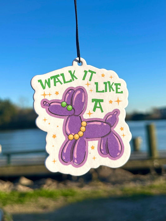 La Luna Belle- Walk It Like A Dog Car Freshie